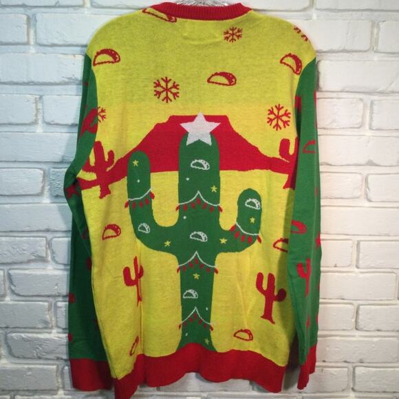 NWT Ugly Christmas Sweater Old El Paso themed Mens L/XL - Picture 3 of 6